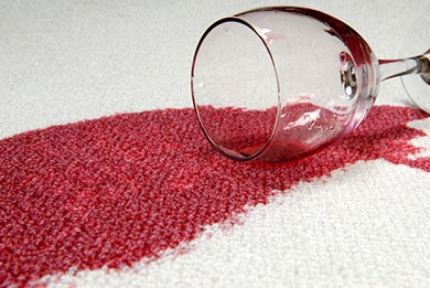 professional carpet cleaning to remove red wine stains in dorset